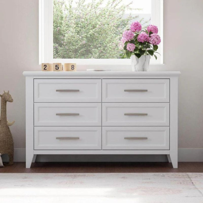 Beckett 6-Drawer Dresser by Monogram by Namesake at $999! Shop now at Nestled by Snuggle Bugz for Dressers.
