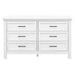 Emory Farmhouse 6-Drawer Double Dresser by Monogram by Namesake at $999! Shop now at Nestled by Snuggle Bugz for Dressers.