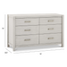 Hemsted 6-Drawer Dresser by Monogram by Namesake at $999! Shop now at Nestled by Snuggle Bugz for Dressers.