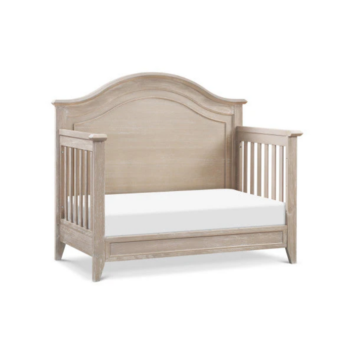 Beckett 4-in-1 Curve Top Convertible Crib by Monogram by Namesake at $799! Shop now at Nestled by Snuggle Bugz for Cribs.