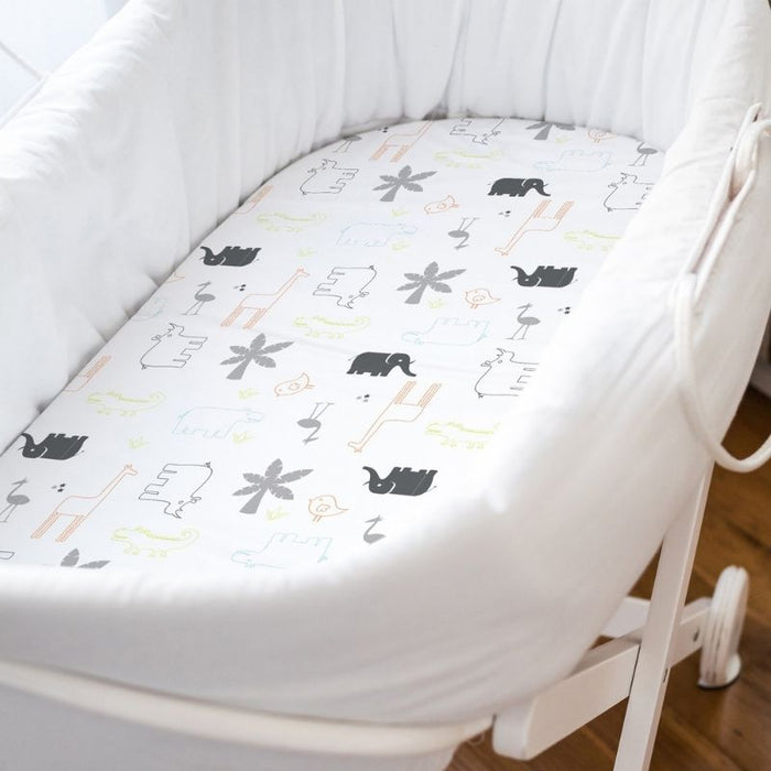 Percale Dream - Bassinet Sheets by Kushies at $14.99! Shop now at Nestled by Snuggle Bugz for Nursery & Décor.