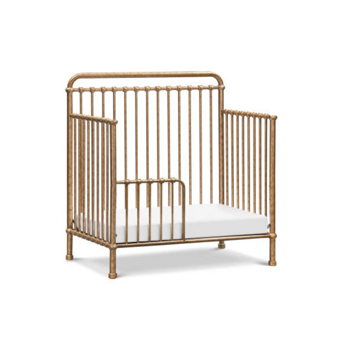 Iron mini crib on sale