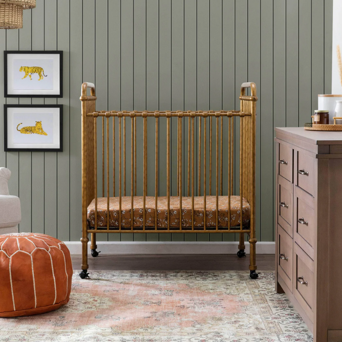 Abigail Mini Crib by Namesake at $639! Shop now at Nestled by Snuggle Bugz for Cribs.