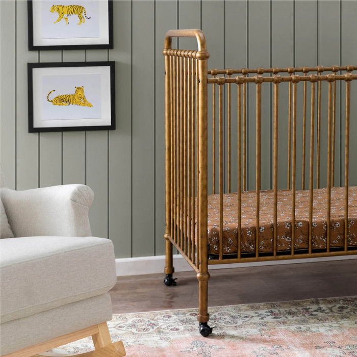 Abigail Mini Crib by Namesake at $639! Shop now at Nestled by Snuggle Bugz for Cribs.