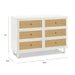 Marin 6-Drawer Dresser by Namesake at $899! Shop now at Nestled by Snuggle Bugz for Dressers.