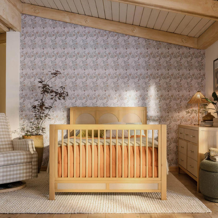 Eloise 4-in-1 Convertible Crib by Namesake at $899! Shop now at Nestled by Snuggle Bugz for Cribs.