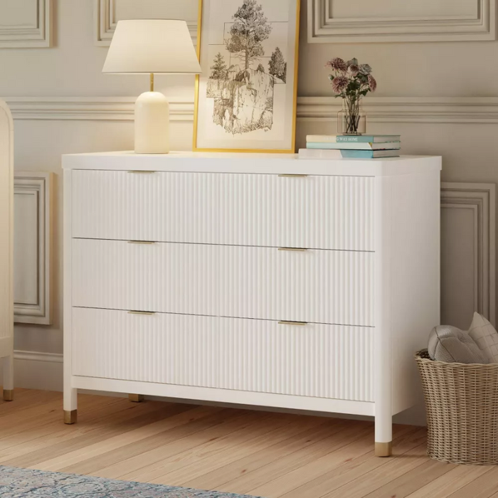 Brimsley 6-Drawer Dresser by Namesake at $999! Shop now at Nestled by Snuggle Bugz for Dressers.