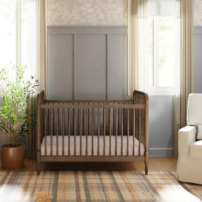 Liberty 3-in-1 Convertible Spindle Crib by Namesake at $499! Shop now at Nestled by Snuggle Bugz for Cribs.