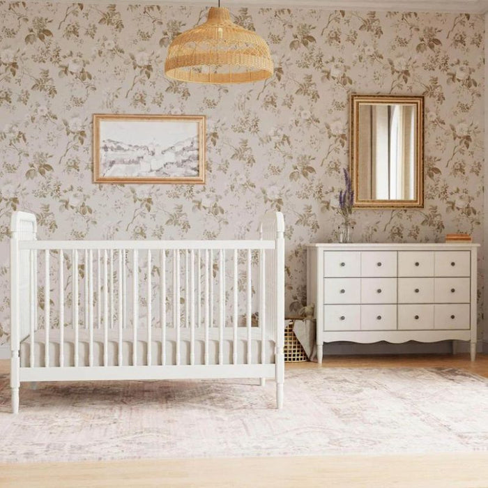 Liberty 3-in-1 Convertible Spindle Crib by Namesake at $499! Shop now at Nestled by Snuggle Bugz for Cribs.