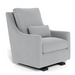 Vera Glider in Nordic Grey with Espresso Base by Monte Designs at $1421.25! Shop now at Nestled by Snuggle Bugz for Gliders.