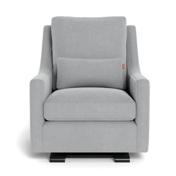 Vera Glider in Nordic Grey with Espresso Base by Monte Designs at $1421.25! Shop now at Nestled by Snuggle Bugz for Gliders.