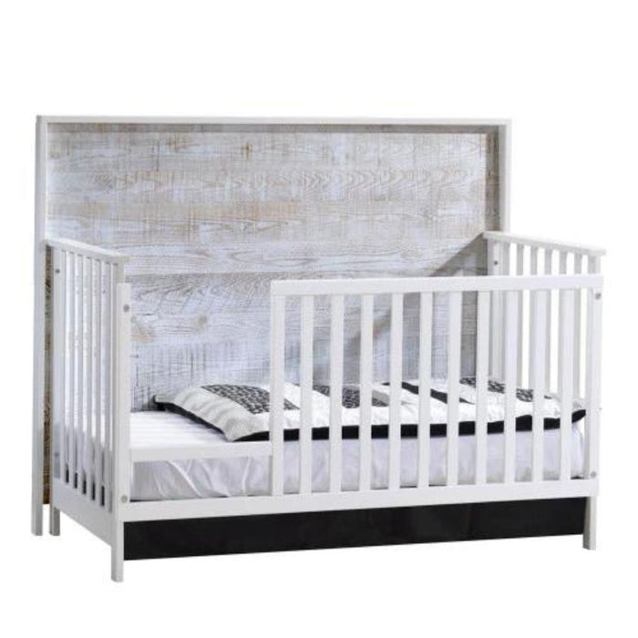 Vibe 5-in-1 Convertible Crib by Nest by Natart at $959! Shop now at Nestled by Snuggle Bugz for Cribs.
