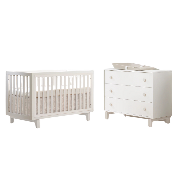 Baby crib and dresser combo hot sale