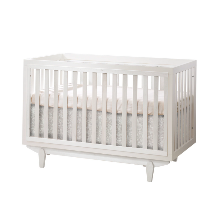 Tate Convertible Crib & 3-Drawer Dresser Combo by Tulip by Natart at $1699! Shop now at Nestled by Snuggle Bugz for Baby & Toddler Furniture Sets.