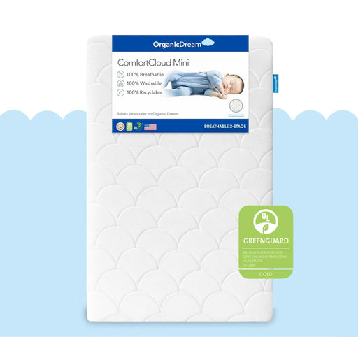 ComfortCloud Mini Crib Mattress Nestled Canada s Nursery Baby Furniture Store Nestled by Snuggle Bugz
