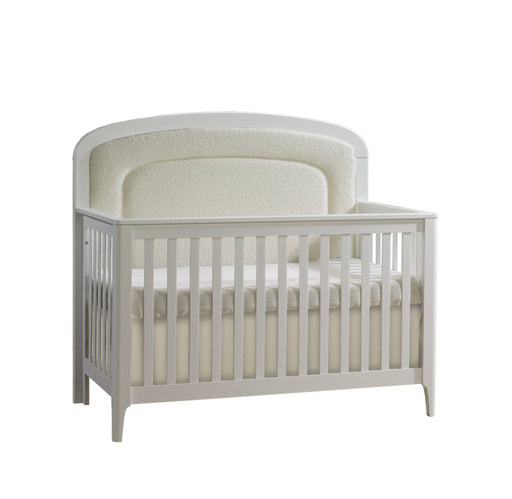 Palo 5-in-1 Upholstered Convertible Crib by Natart Juvenile at $1499! Shop now at Nestled by Snuggle Bugz for Cribs.