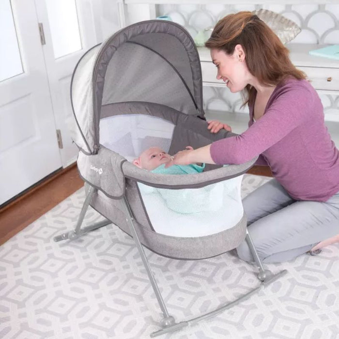 Nap n Go Rocking Bassinet - Nightfall by Safety 1st at $149.99! Shop now at Nestled by Snuggle Bugz for Nursery & Décor.