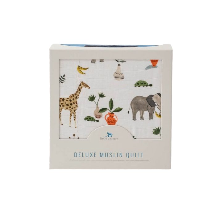 Original Cotton Muslin Quilts by Little Unicorn at $69.99! Shop now at Nestled by Snuggle Bugz for Nursery & Décor.