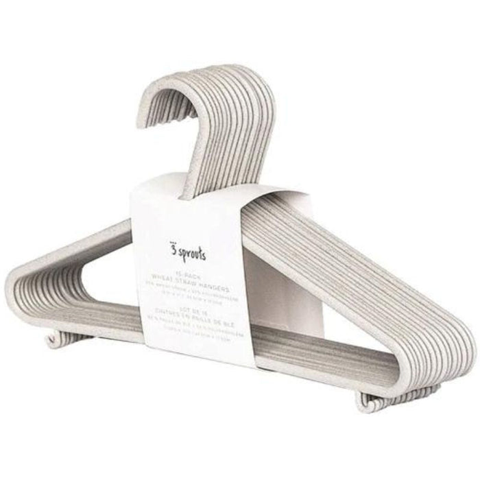 Grey Wheat Straw Hangers by 3Sprouts at $9.99! Shop now at Nestled by Snuggle Bugz for Nursery & Décor.