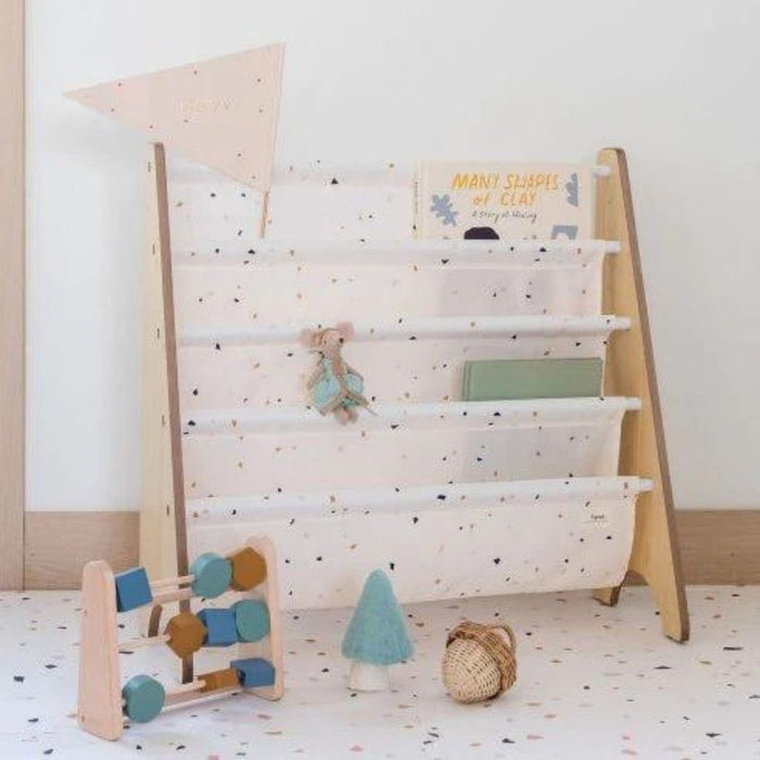 Recycled Fabric Book Rack by 3Sprouts at $54.99! Shop now at Nestled by Snuggle Bugz for Nursery & Décor.