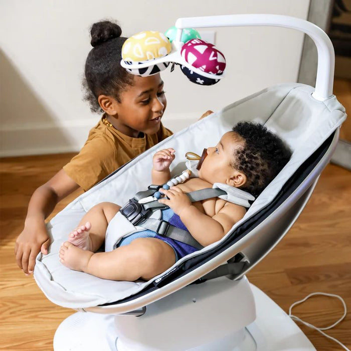 MamaRoo Multi-Motion Baby Swing by 4Moms at $449.99! Shop now at Nestled by Snuggle Bugz for Gear.