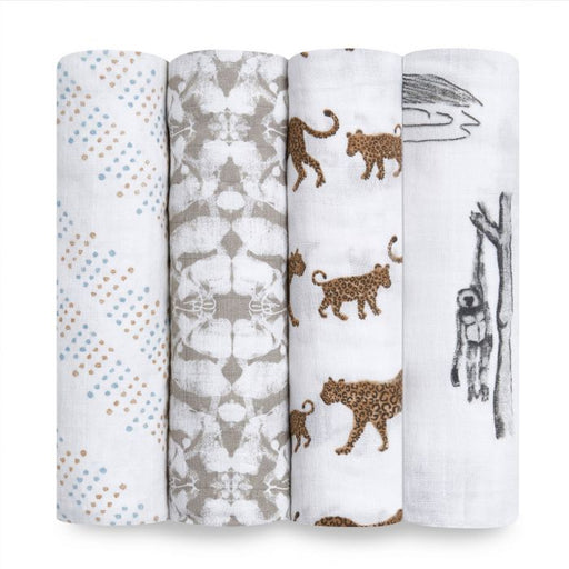 Cotton Muslin Swaddles - 4 Pack by Aden & Anais at $39.99! Shop now at Nestled by Snuggle Bugz for Nursery & Decor.