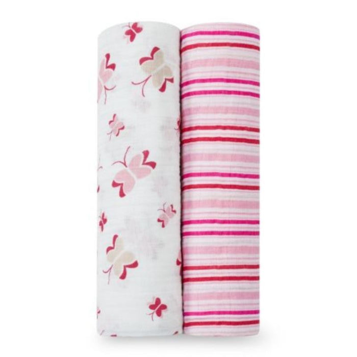 Classic Swaddles - 2 Pack by Aden & Anais at $38.99! Shop now at Nestled by Snuggle Bugz for Nursery & Decor.