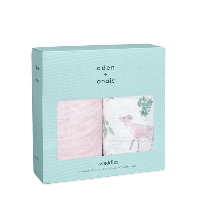 Classic Swaddles - 2 Pack by Aden & Anais at $38.99! Shop now at Nestled by Snuggle Bugz for Nursery & Decor.