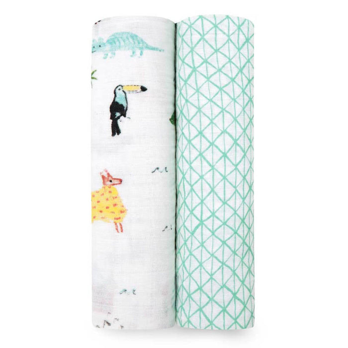 Classic Swaddles - 2 Pack by Aden & Anais at $38.99! Shop now at Nestled by Snuggle Bugz for Nursery & Decor.