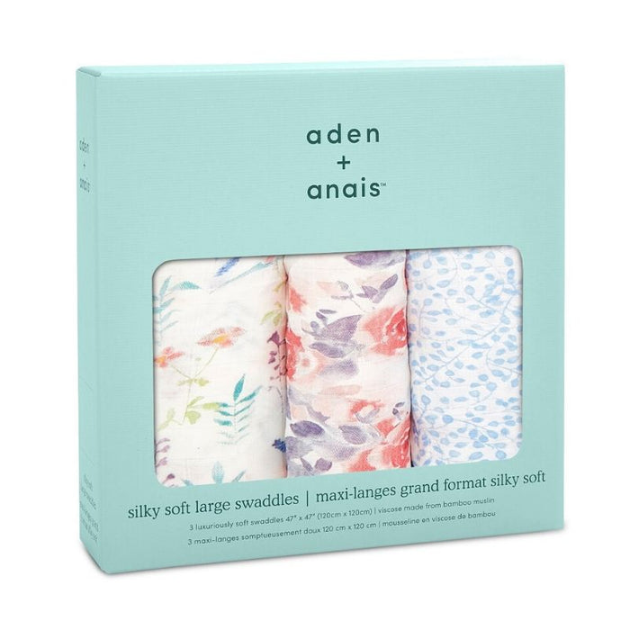 Silky Soft Swaddles - 3 pack by Aden & Anais at $47.99! Shop now at Nestled by Snuggle Bugz for Nursery & Decor.