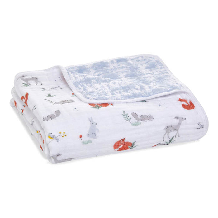 Cotton Muslin Dream Blankets by Aden & Anais at $58.99! Shop now at Nestled by Snuggle Bugz for Nursery & Décor.