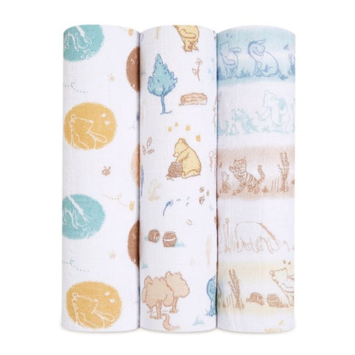 Swaddles- Winnie In The Woods - 3 pack by Aden & Anais at $59.99! Shop now at Nestled by Snuggle Bugz for Nursery & Decor.