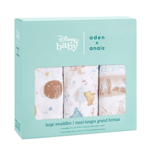 Swaddles- Winnie In The Woods - 3 pack by Aden & Anais at $59.99! Shop now at Nestled by Snuggle Bugz for Nursery & Decor.