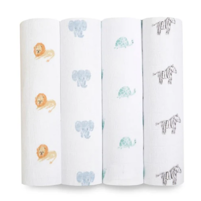 Organic Muslin Swaddle Blankets by Aden & Anais at $79.99! Shop now at Nestled by Snuggle Bugz for Nursery & Decor.
