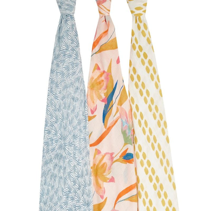 Silky Soft Swaddles - 3 pack by Aden & Anais at $47.99! Shop now at Nestled by Snuggle Bugz for Nursery & Decor.