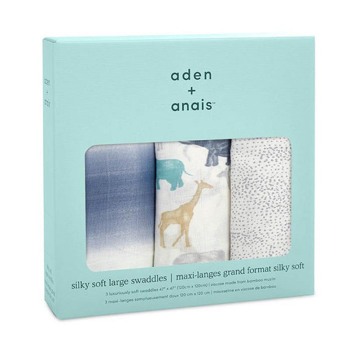 Silky Soft Swaddles - 3 pack by Aden & Anais at $47.99! Shop now at Nestled by Snuggle Bugz for Nursery & Decor.