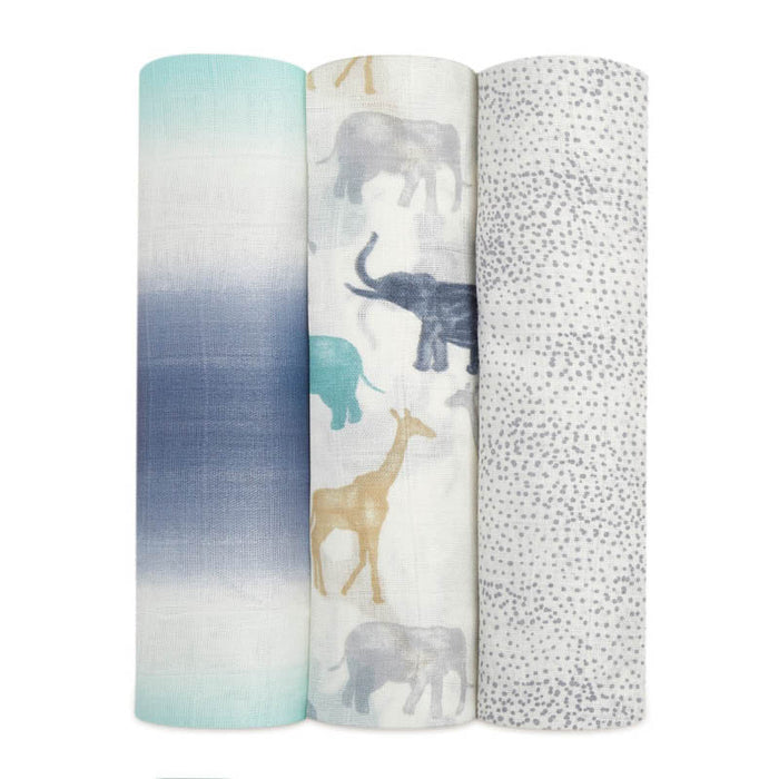 Silky Soft Swaddles - 3 pack by Aden & Anais at $47.99! Shop now at Nestled by Snuggle Bugz for Nursery & Decor.