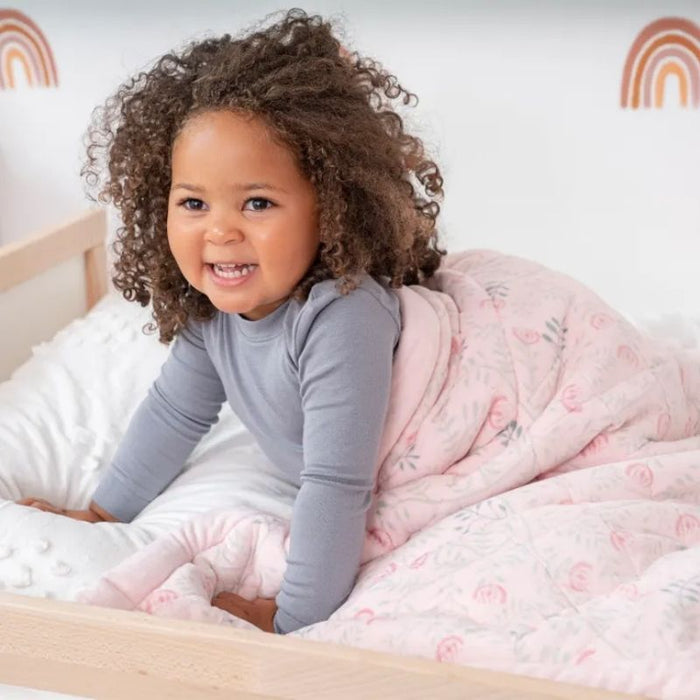Weighted Toddler Blanket by Aden & Anais at $129.99! Shop now at Nestled by Snuggle Bugz for Nursery & Décor.
