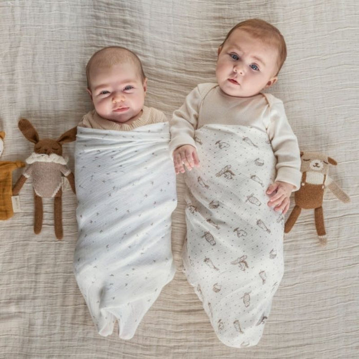 Essentials Silky Soft Muslin Swaddle - 2 Pack by Aden & Anais at $23.99! Shop now at Nestled by Snuggle Bugz for Nursery & Decor.