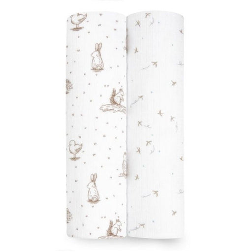 Essentials Silky Soft Muslin Swaddle - 2 Pack by Aden & Anais at $23.99! Shop now at Nestled by Snuggle Bugz for Nursery & Decor.