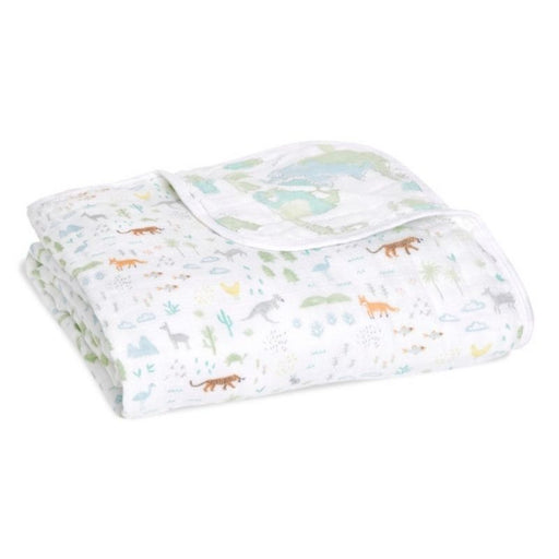 Essentials Cotton Muslin Blanket by Aden & Anais at $44.99! Shop now at Nestled by Snuggle Bugz for Nursery & Décor.