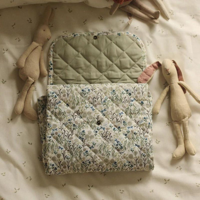 Organic Baby Travel Changing Mat by Avery Row at $49.99! Shop now at Nestled by Snuggle Bugz for Nursery & Décor.