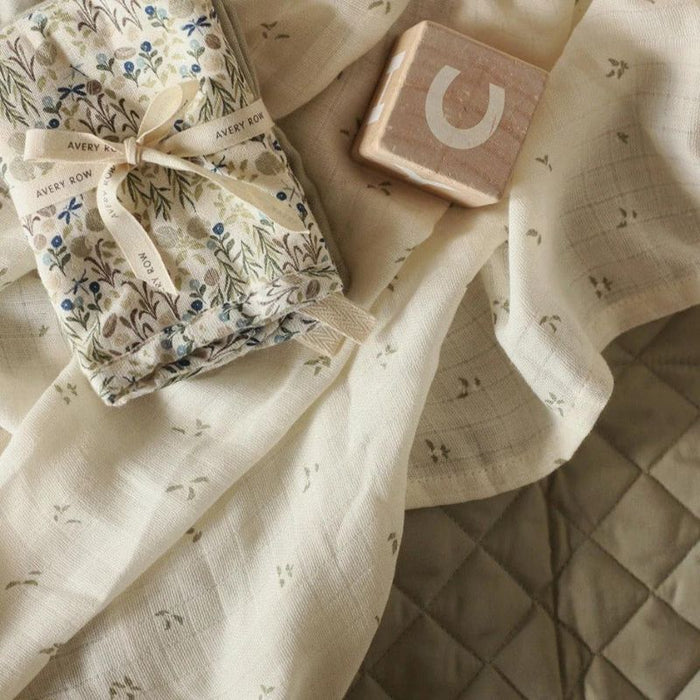 Muslin Swaddle by Avery Row at $35.99! Shop now at Nestled by Snuggle Bugz for Nursery & Decor.