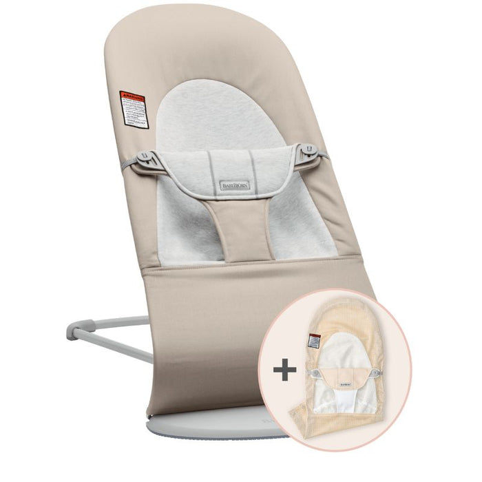 Bouncer Balance Soft with Extra Seat Fabric Bundle by BabyBjorn at $259.99! Shop now at Nestled by Snuggle Bugz for Gear.