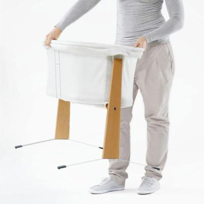 Cradle Bundle With Fitted Sheet & Canopy by BabyBjorn at $449.99! Shop now at Nestled by Snuggle Bugz for Nursery & Décor.