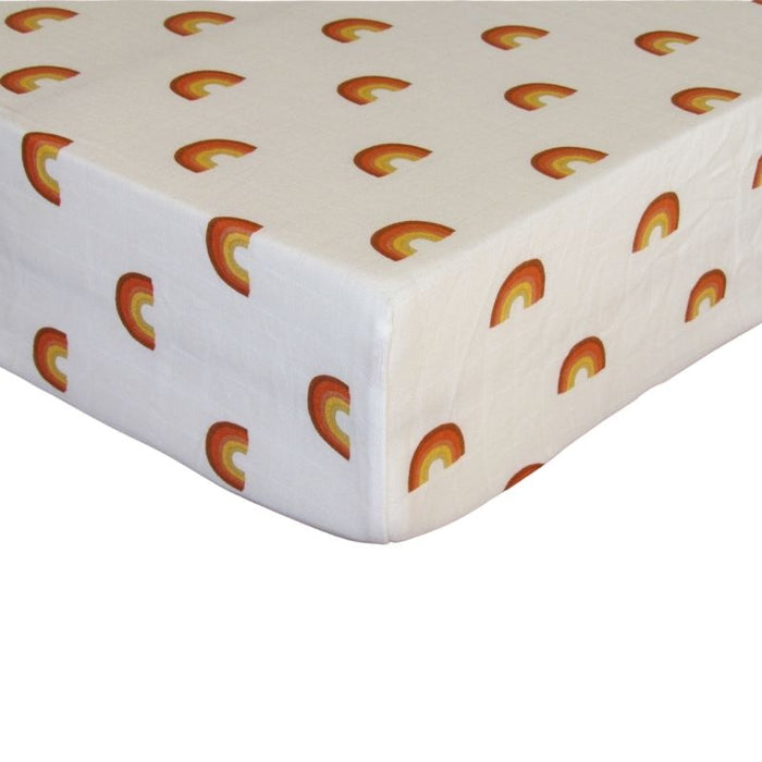 Organic Muslin Cotton Crib Sheet by Brean at $27.88! Shop now at Nestled by Snuggle Bugz for Nursery & Décor.