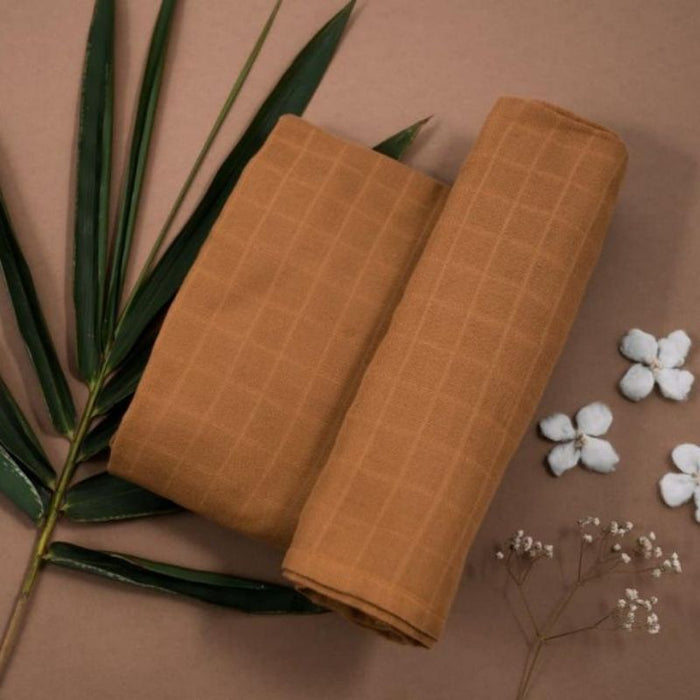 Organic Muslin Cotton Swaddle by Brean at $24.99! Shop now at Nestled by Snuggle Bugz for Nursery & Decor.