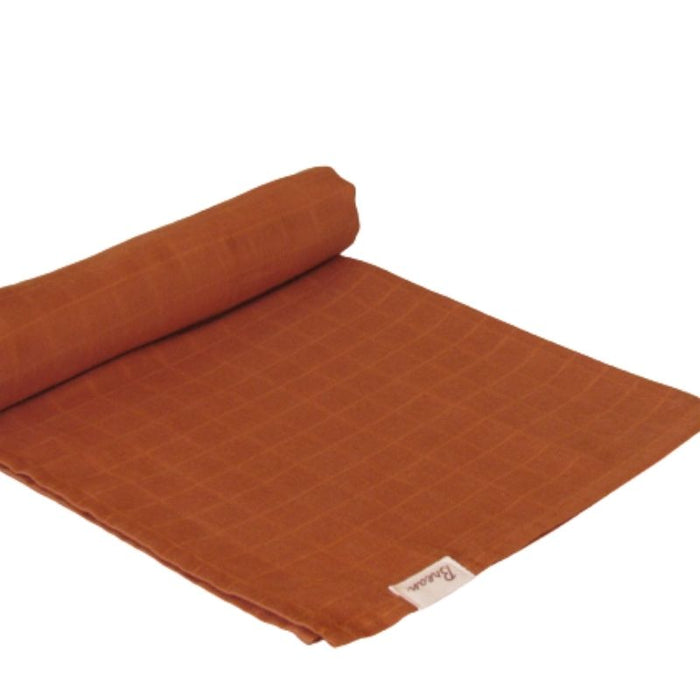 Organic Muslin Cotton Swaddle by Brean at $24.99! Shop now at Nestled by Snuggle Bugz for Nursery & Decor.
