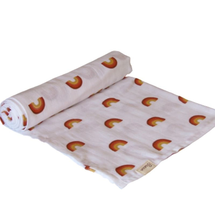 Organic Muslin Cotton Swaddle by Brean at $24.99! Shop now at Nestled by Snuggle Bugz for Nursery & Decor.