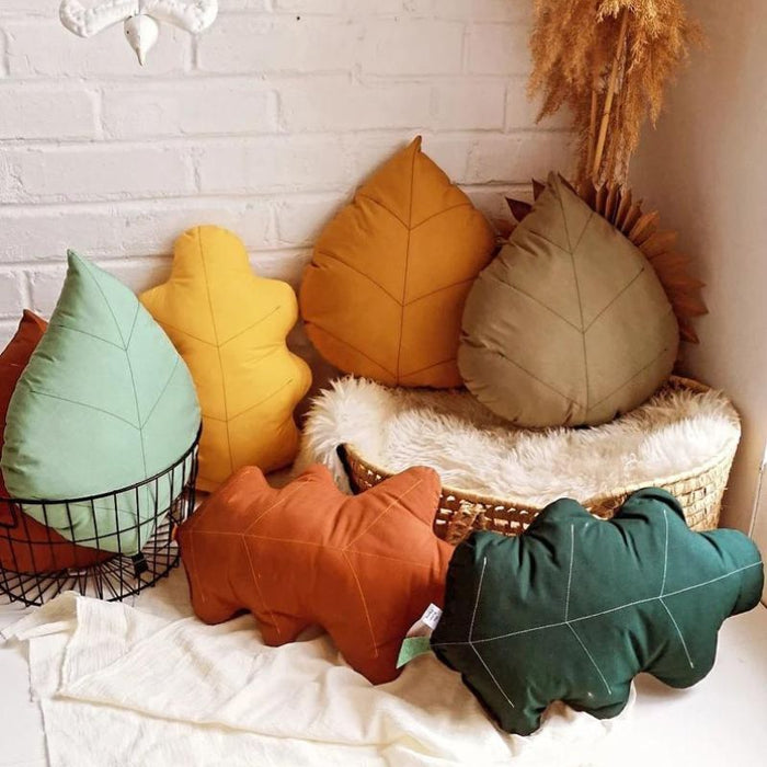 Birch Leaf Pillow by The Butter Flying at $43.99! Shop now at Nestled by Snuggle Bugz for Nursery & Décor.